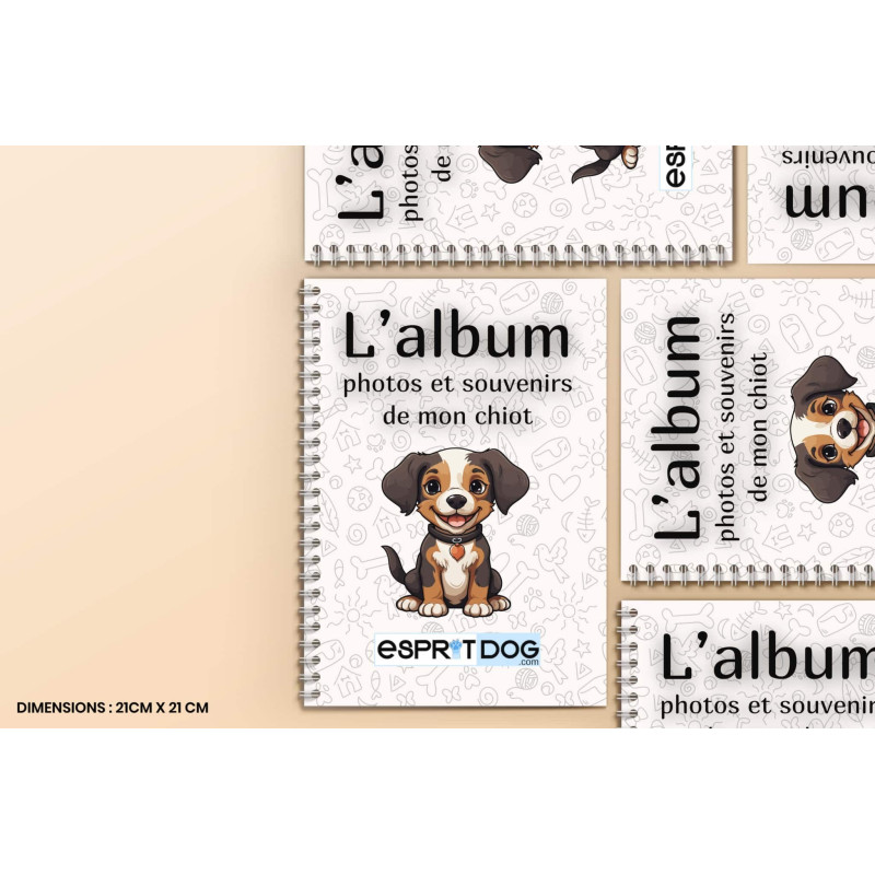 L'album souvenirs de mon chiot - Esprit Dog