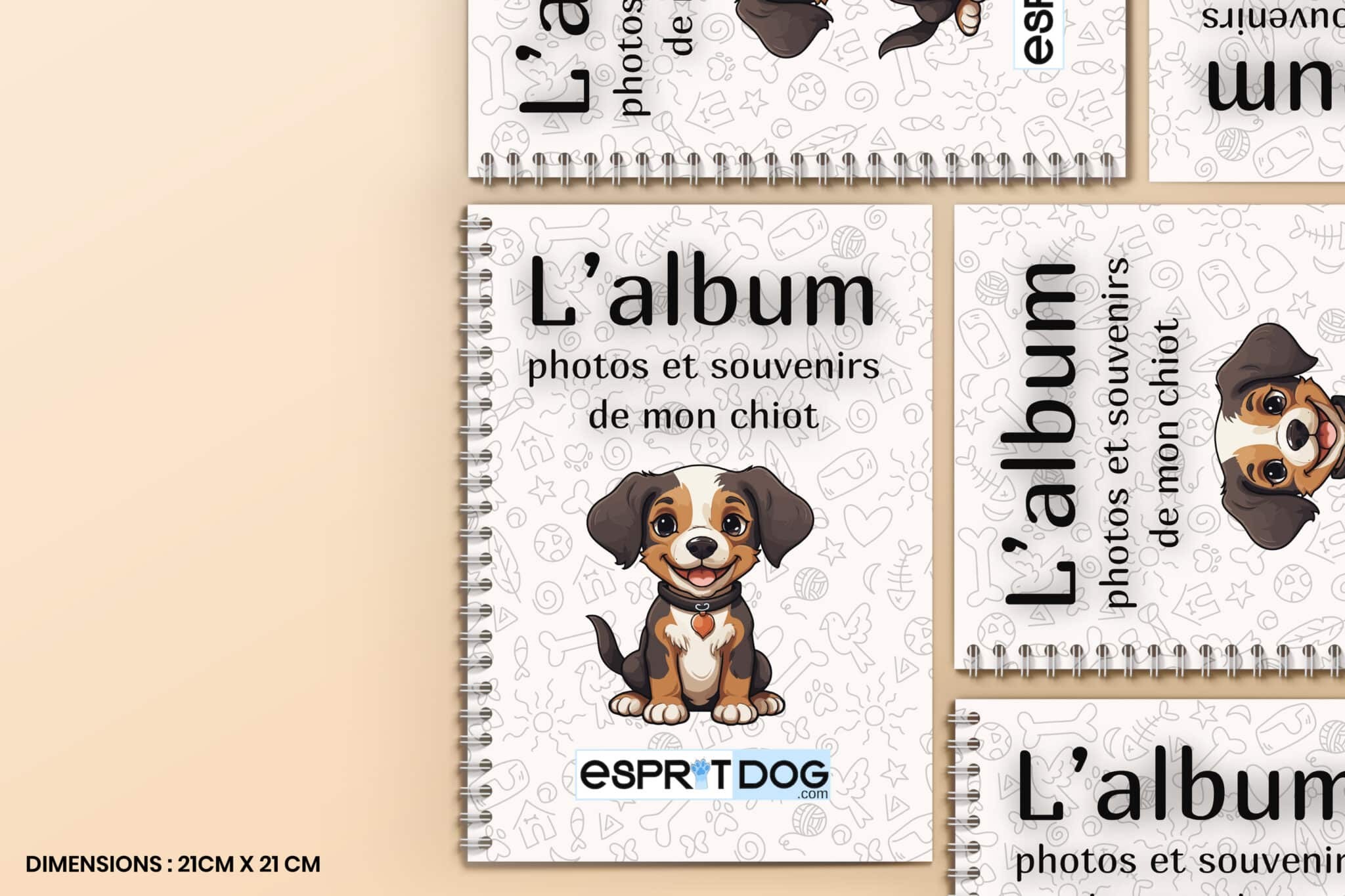 L'album souvenirs de mon chiot - Esprit Dog