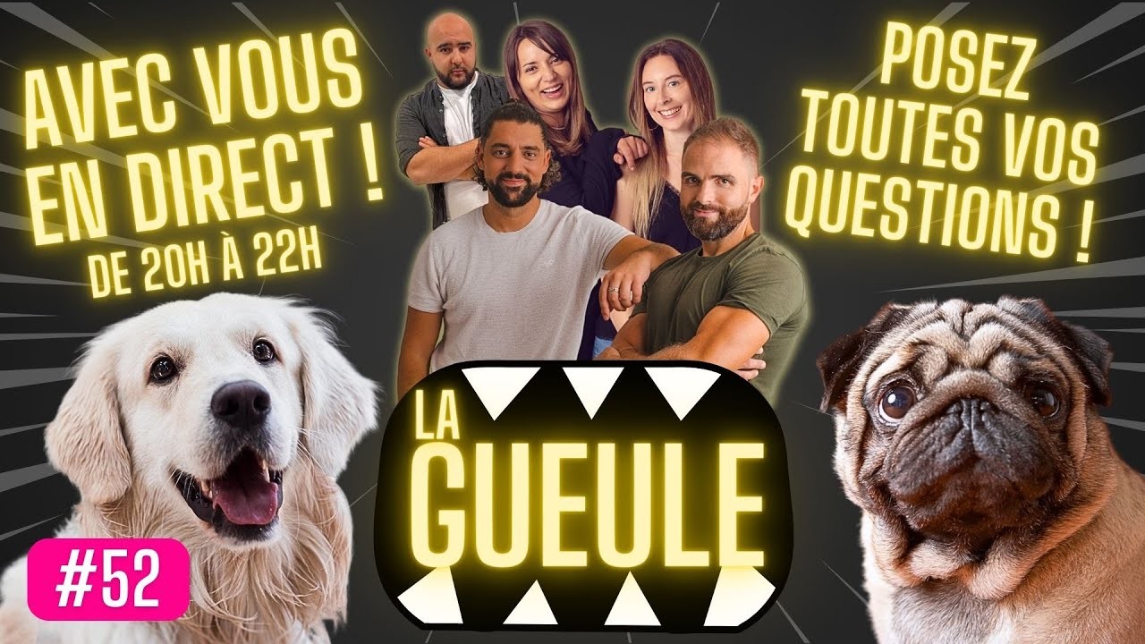 La GUEULE #52 – LE LIVRE Esprit Dog, vos questions d’éducation et discrimination