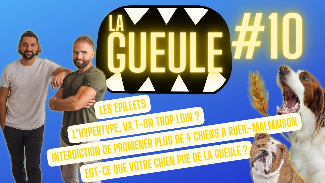 La Gueule ! #10 L’hypertype – Les épillets – Interdiction de promener plus de 4 chiens