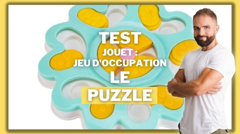Jeu d’occupation pour chien sous forme de puzzle