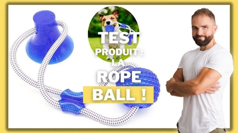 La Rope ball, pour jouer et s’amuser avec un chien !