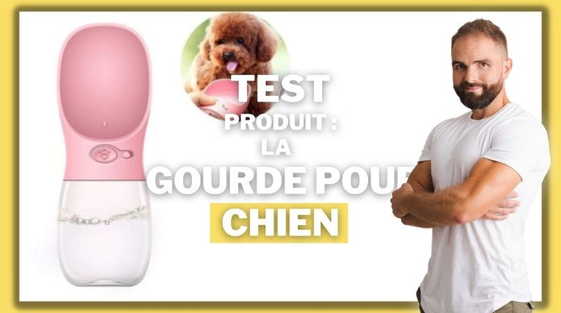 La gourde pour chien sans perte d’eau !