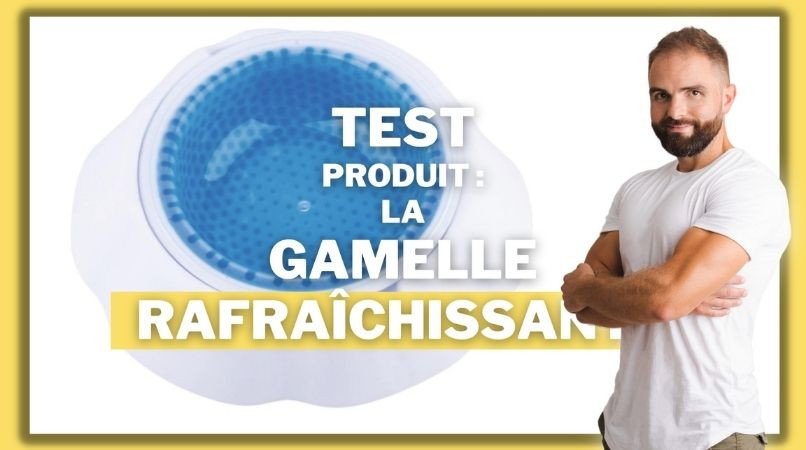 Test de la gamelle rafraîchissante pour chien