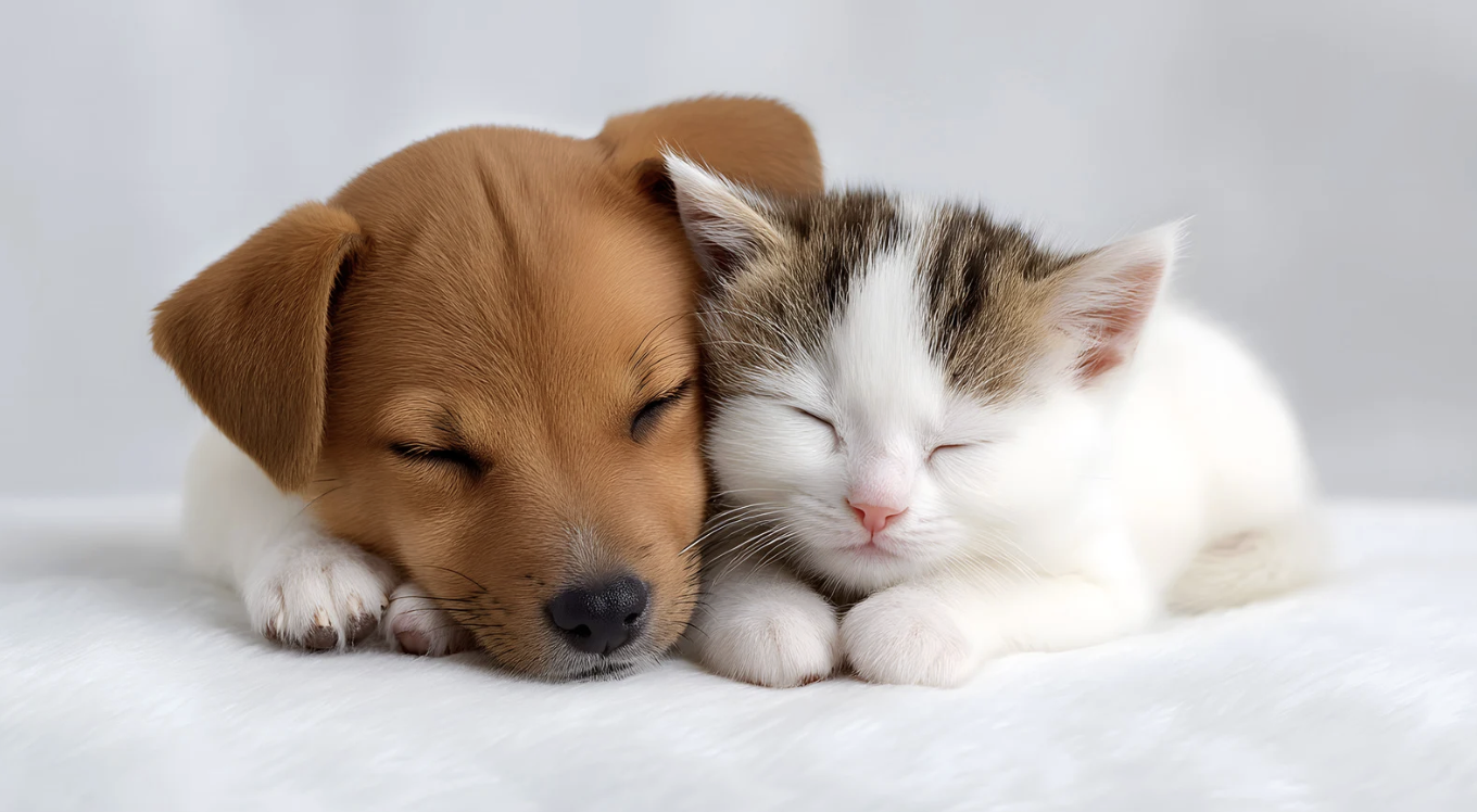 Deux chiots et un chat à la maison : comment gérer la cohabitation sans stress ?